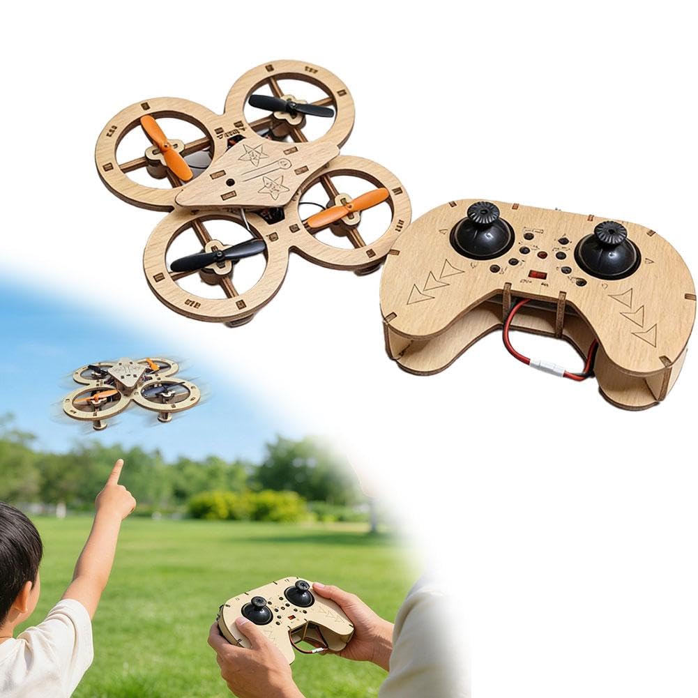 Amazon.co.jp: tkerinse DIY 木製ドローンモデルキット 2026年 DIY